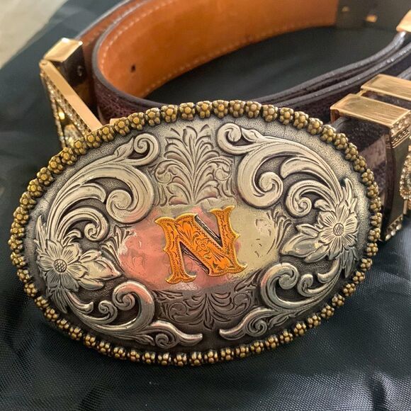 Incredible “N” Initial Belt - Picture 2 of 9